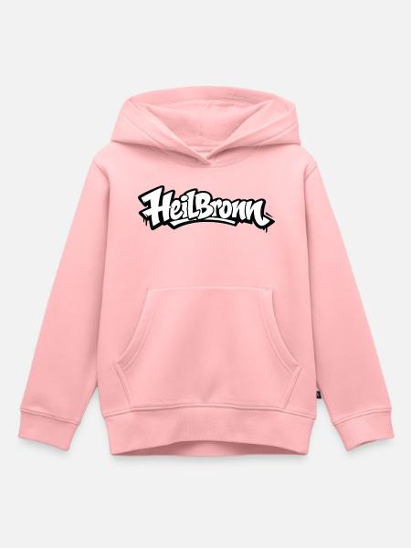 Heilbronn Graffiti Logo Tee - Kinder Premium Organic Hoodie - Rosa
