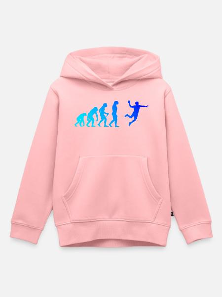 Geschenkidee für den Kreisläufer mit Handballspiel - Kinder Premium Organic Hoodie - Rosa