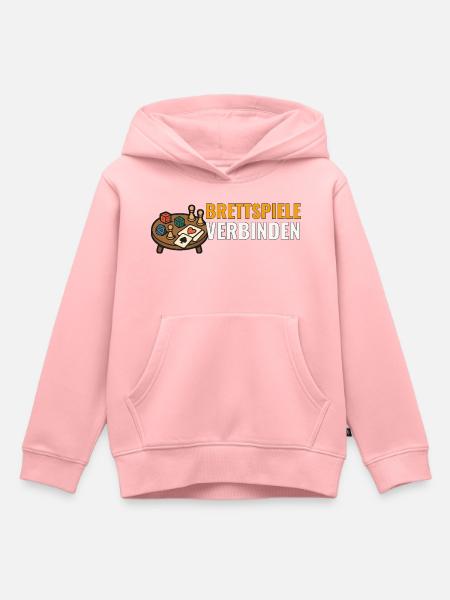 Brettspiele verbinden. - Kinder Premium Organic Hoodie - Rosa