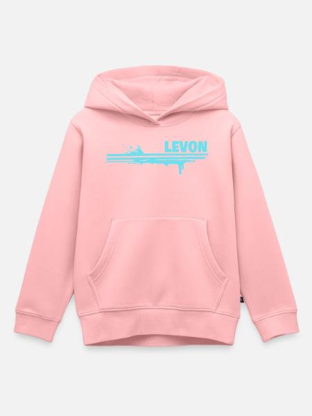 Levon als Malerei - Kinder Premium Organic Hoodie - Rosa