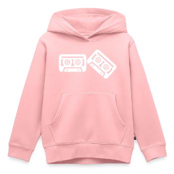 Rock and Roll Rock Music - Kids Premium Organic Hoodie - rose - Front - AI Model Kid Female (0cm)