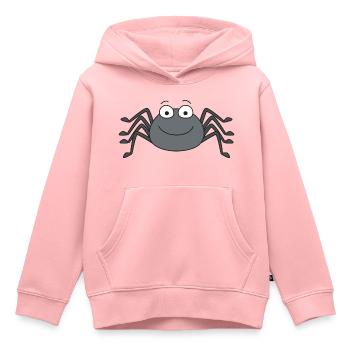 Spinne - Kinder Premium Organic Hoodie - Rosa - Vorne - AI Model Kid Female (0cm)