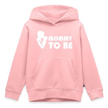 Schwangerschaft Babyparty Babyshower Boy Girl - Kinder Premium Organic Hoodie - Rosa - Vorne - AI Model Kid Female (0cm)
