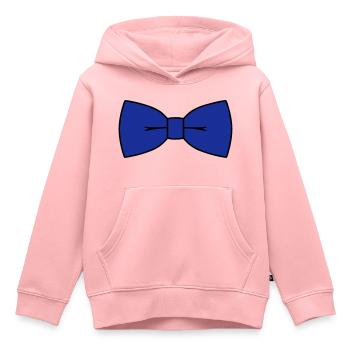 Fliege - Kinder Premium Organic Hoodie - Rosa - Vorne - AI Model Kid Female (0cm)