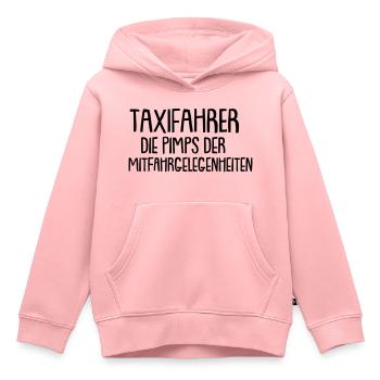 Taxifahrer - Kinder Premium Organic Hoodie - Rosa - Vorne - AI Model Kid Female (0cm)
