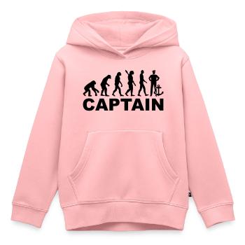 Kapitän - Kinder Premium Organic Hoodie - Rosa - Vorne - AI Model Kid Female (0cm)