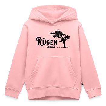 Rügen, pearl of the Baltic Sea - Kids Premium Organic Hoodie - rose - Front - AI Model Kid Female (0cm)