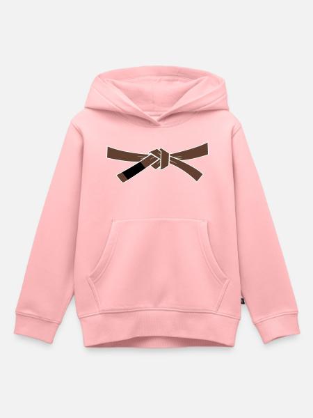 Brownbelt - Braungurt - Kinder Premium Organic Hoodie - Rosa