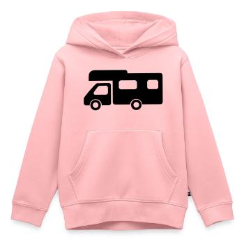 Wohnmobil - Kinder Premium Organic Hoodie - Rosa - Vorne - AI Model Kid Female (0cm)