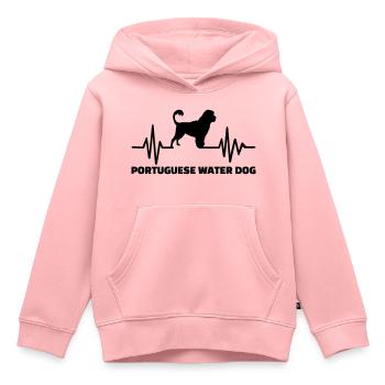 Portugiesischer Wasserhund - Kinder Premium Organic Hoodie - Rosa - Vorne - AI Model Kid Female (0cm)