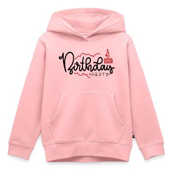 Birthday Party Geburtstagsparty Baby Kinder - Kinder Premium Organic Hoodie - Rosa - Vorne - AI Model Kid Female (0cm)