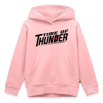 FLASH VARIATIONEN - Kinder Premium Organic Hoodie - Rosa - Vorne - AI Model Kid Female (0cm)