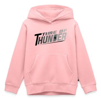 COLORMIX POWER - Kinder Premium Organic Hoodie - Rosa - Vorne - AI Model Kid Female (0cm)