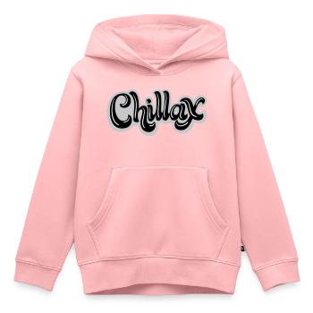 Se détendre - Sweat Premium à capuche enfant bio - rose - Devant - AI Model Kid Female (0cm)