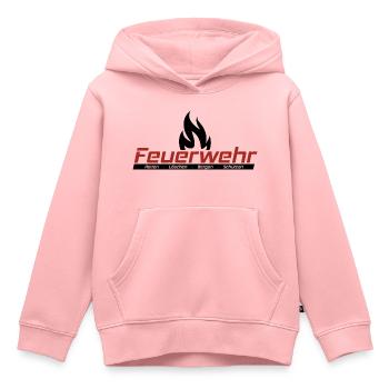 Feuerwehr - Retten, Löschen, Bergen, Schützen - Kinder Premium Organic Hoodie - Rosa - Vorne - AI Model Kid Female (0cm)