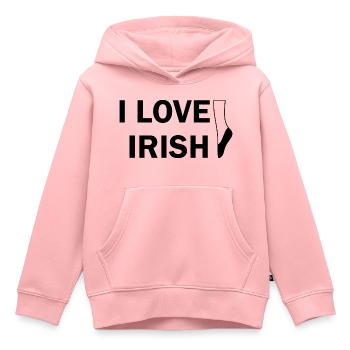 Dancing Dance Music - Kinder Premium Organic Hoodie - Rosa - Vorne - AI Model Kid Female (0cm)