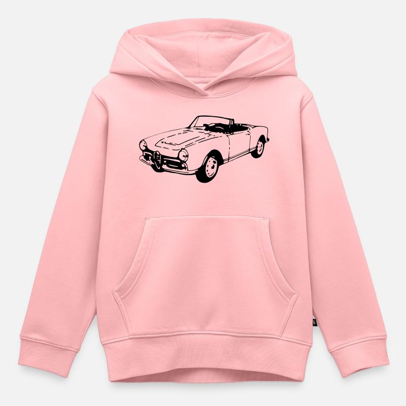 Oldtimer Cabrio (1 Col.) - Sweat Premium à capuche enfant bio - rose