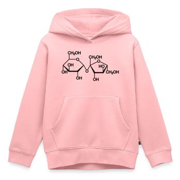 sucrose sugar - Kids Premium Organic Hoodie - rose - Front - AI Model Kid Female (0cm)