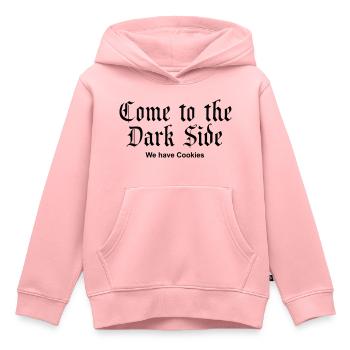 Come to the Dark Side - we have Cookies - Kids Premium Organic Hoodie - rose - Front - AI Model Kid Female (0cm)