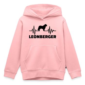 Leonberger - Kinder Premium Organic Hoodie - Rosa - Vorne - AI Model Kid Female (0cm)