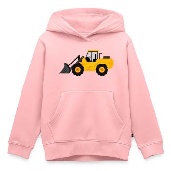 Graben - Kinder Premium Organic Hoodie - Rosa - Vorne - AI Model Kid Female (0cm)
