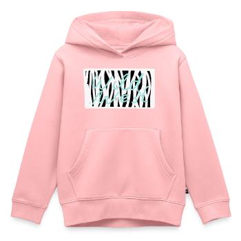 Wild West - Kinder Premium Organic Hoodie - Rosa - Vorne - AI Model Kid Female (0cm)