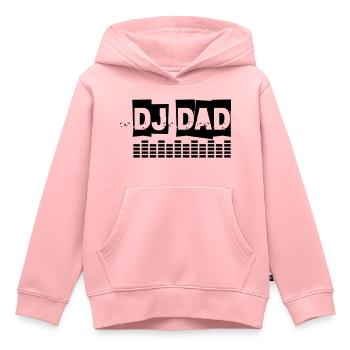 DJ DAD Turntable Equalizer - Kinder Premium Organic Hoodie - Rosa - Vorne - AI Model Kid Female (0cm)