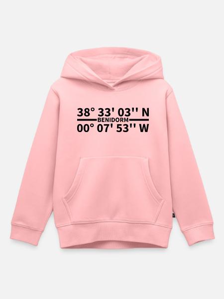 Benidorm coordinates - Kids Premium Organic Hoodie - rose
