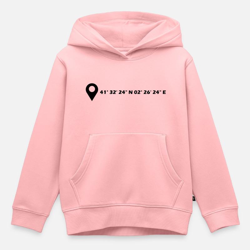 Mataró coordinates - Kids Premium Organic Hoodie - rose