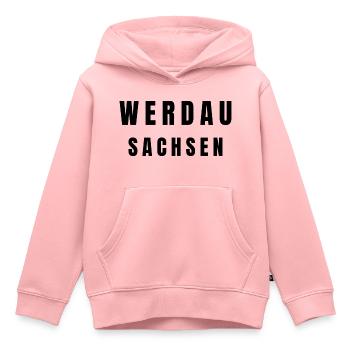 Werdau, Saxe - Sweat Premium à capuche enfant bio - rose - Devant - AI Model Kid Female (0cm)