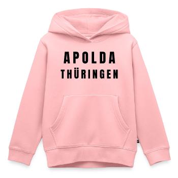 Apolda Thüringen - Kinder Premium Organic Hoodie - Rosa - Vorne - AI Model Kid Female (0cm)