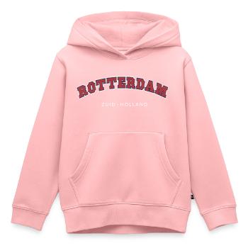 Rotterdam Südholland - Kinder Premium Organic Hoodie - Rosa - Vorne - AI Model Kid Female (0cm)