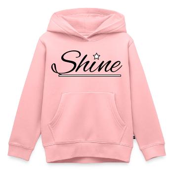 Briller - Sweat Premium à capuche enfant bio - rose - Devant - AI Model Kid Female (0cm)