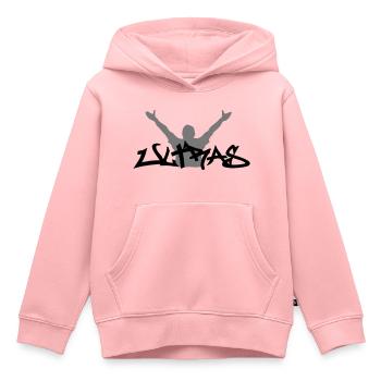 Ultras pos - Kinder Premium Organic Hoodie - Rosa - Vorne - AI Model Kid Female (0cm)