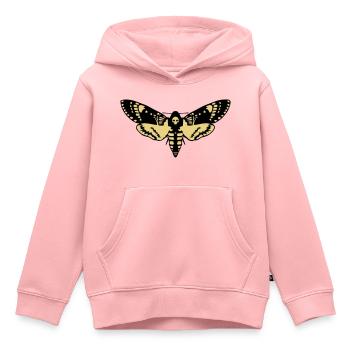 Sphinx Schädel butterfly skull - Kinder Premium Organic Hoodie - Rosa - Vorne - AI Model Kid Female (0cm)