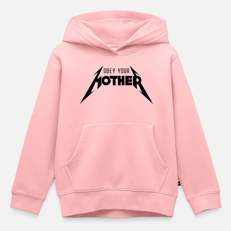 Obey Your Mother_V2 - Sweat Premium à capuche enfant bio - rose