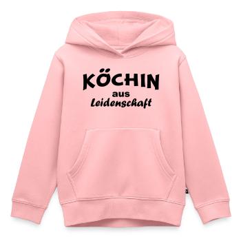 Köchin aus Leidenschaft - Kinder Premium Organic Hoodie - Rosa - Vorne - AI Model Kid Female (0cm)