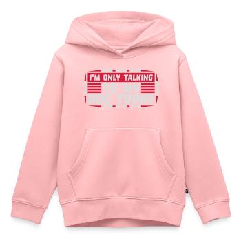 only talking to dog - Kids Premium Organic Hoodie - rose - Front - AI Model Kid Female (0cm)