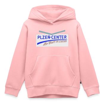 Plzeň Center - Ihr Treff in Lusan - Kinder Premium Organic Hoodie - Rosa - Vorne - AI Model Kid Female (0cm)