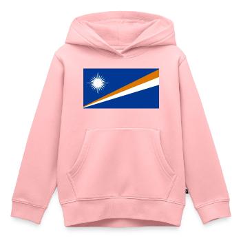 Îles Marshall - Sweat Premium à capuche enfant bio - rose - Devant - AI Model Kid Female (0cm)