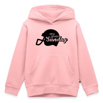 Any given Sunday - Kinder Premium Organic Hoodie - Rosa - Vorne - AI Model Kid Female (0cm)