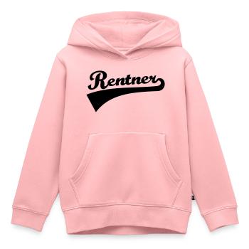 Rentner - Kinder Premium Organic Hoodie - Rosa - Vorne - AI Model Kid Female (0cm)
