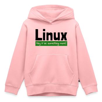 Linux Computer Computerarbeit witzige Sprüche Nerd - Kinder Premium Organic Hoodie - Rosa - Vorne - AI Model Kid Female (0cm)