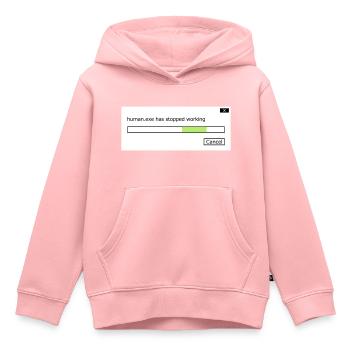 human.exe ne fonctionne plus en disant human .exe - Sweat Premium à capuche enfant bio - rose - Devant - AI Model Kid Female (0cm)