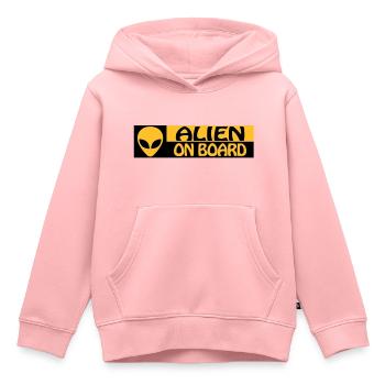 CONSEIL SUR ALIEN - Sweat Premium à capuche enfant bio - rose - Devant - AI Model Kid Female (0cm)