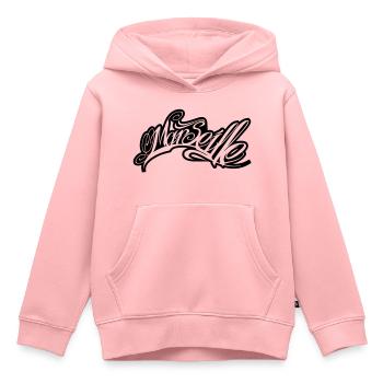 Marseille - Sweat Premium à capuche enfant bio - rose - Devant - AI Model Kid Female (0cm)