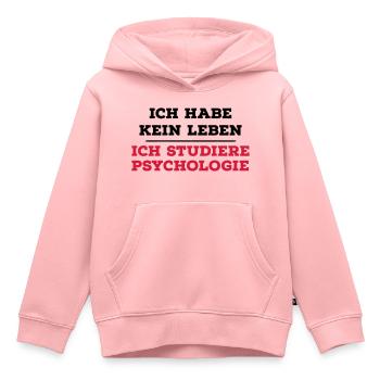 Psychologie - Kinder Premium Organic Hoodie - Rosa - Vorne - AI Model Kid Female (0cm)