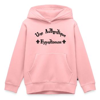 Hypnose / Hypnotiseur / Hypnotiseuse / Médecine - Sweat Premium à capuche enfant bio - rose - Devant - AI Model Kid Female (0cm)