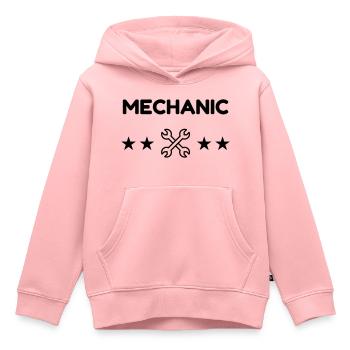 Mechanik / Mechaniker / Auto / Garage - Kinder Premium Organic Hoodie - Rosa - Vorne - AI Model Kid Female (0cm)