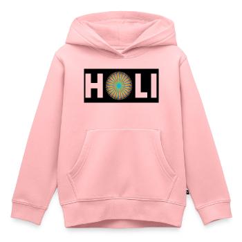 Holi Festival - Kids Premium Organic Hoodie - rose - Front - AI Model Kid Female (0cm)